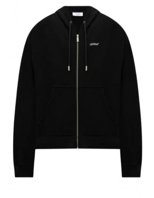 Hanorac OFF WHITE, Arrow Print, Black - OMBE015F24FLE0011001 Hanorac OFF WHITE, Arrow Print, Black - OMBE015F24FLE0011001