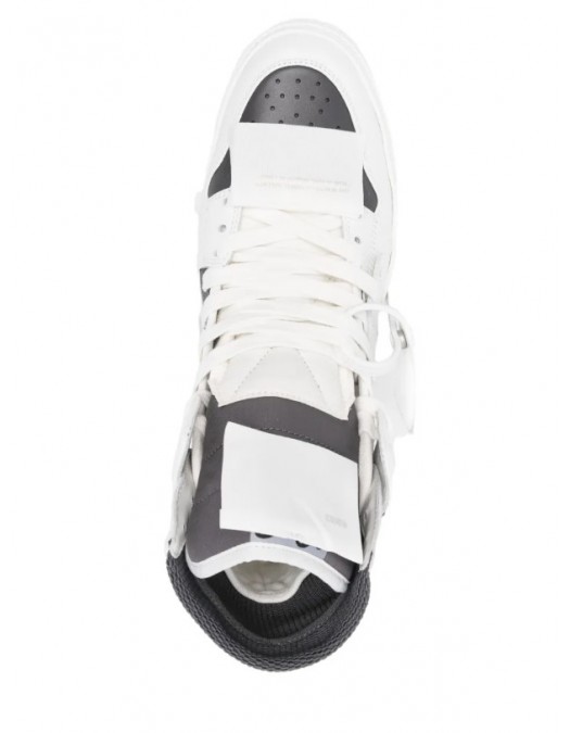 Sneakers OFF WHITE,High-top leather sneakers - OMIA065F25LEA0010108