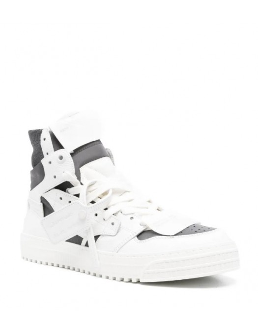 Sneakers OFF WHITE,High-top leather sneakers - OMIA065F25LEA0010108