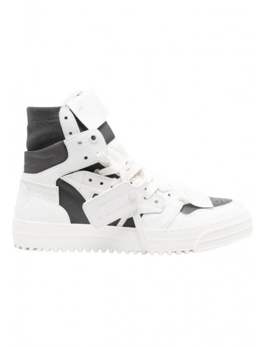 Sneakers OFF WHITE,High-top leather sneakers - OMIA065F25LEA0010108