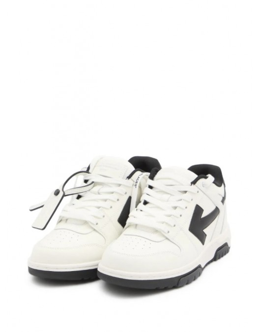 Sneakers OFF WHITE, Out of Office,Arrow-logo leather sneakers - OMIA189C99LEA0190110