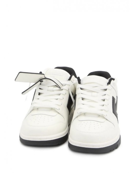 Sneakers OFF WHITE, Out of Office,Arrow-logo leather sneakers - OMIA189C99LEA0190110