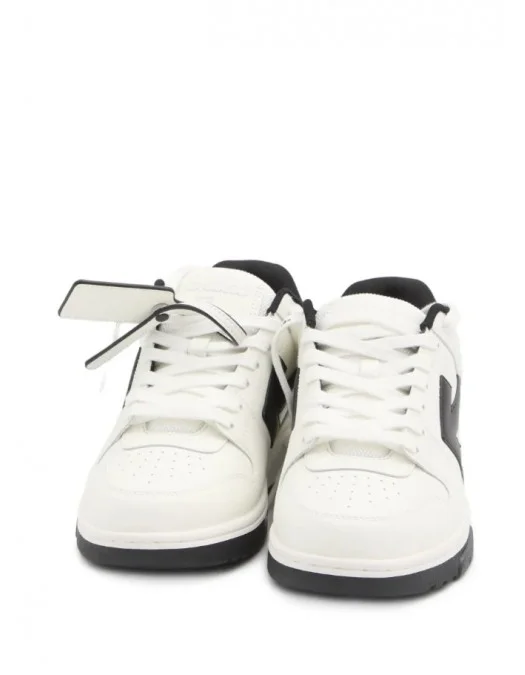 Sneakers OFF WHITE, Out of Office,Arrow-logo leather sneakers - OMIA189C99LEA0190110