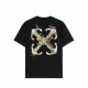 Tricou OFF WHITE,Arrow Glass Flower Regular Logo - OWAA089F25JER0011001