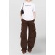 Tricou OFF WHITE, Floral embroidery cotton crew neck t-shirt,Rcegular - OWAA089F25JER0020110