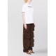 Tricou OFF WHITE, Floral embroidery cotton crew neck t-shirt,Rcegular - OWAA089F25JER0020110