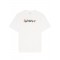 Tricou OFF WHITE, Floral embroidery cotton crew neck t-shirt,Rcegular