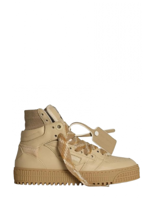SNEAKERS OFF WHITE, 3.0 Off Court, Beige, Mustard Yellow Insert, Women - OWIA112F24LEA0026161