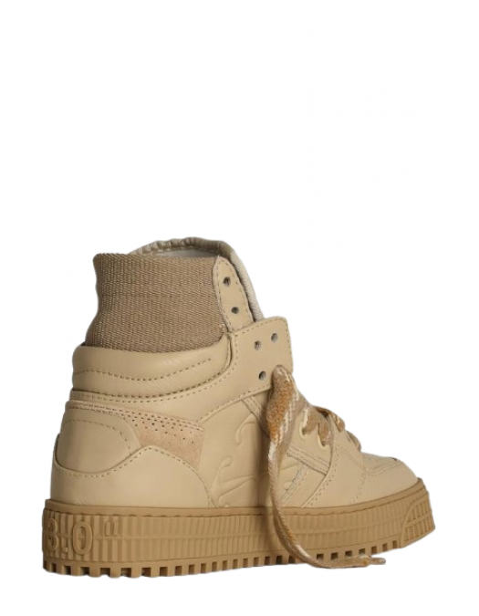 SNEAKERS OFF WHITE, 3.0 Off Court, Beige, Mustard Yellow Insert, Women - OWIA112F24LEA0026161