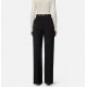 Pantaloni ELISABETTA FRANCHI,Trousers in crêpe fabric with jewel accessory - PA09956E2110
