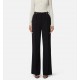 Pantaloni ELISABETTA FRANCHI,Trousers in crêpe fabric with jewel accessory - PA09956E2110