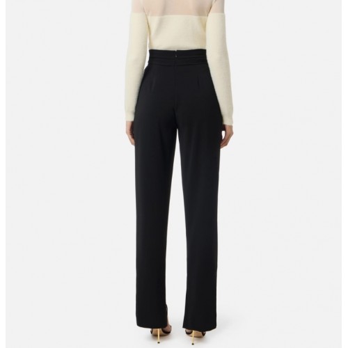 Pantaloni ELISABETTA FRANCHI,Lightweight crêpe fabric trousers Pantaloni ELISABETTA FRANCHI,Lightweight crêpe fabric trousers
