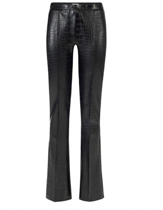 PANTALONI ELISABETTA FRANCHI,Trousers with crocodile print - PA14258E2110