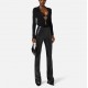 PANTALONI ELISABETTA FRANCHI,Trousers with crocodile print - PA14258E2110
