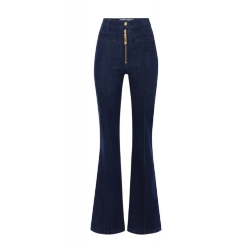 Jeans ELISABETTA FRANCHI, Jeans with jewel zip, Slim