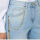 Jeans ELISABETTA FRANCHI, Palace jeans with chain - PJ22D50E3192