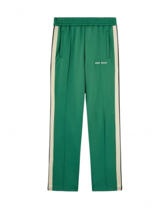 PANTALONI PALM ANGELS, Classic, Emerald Green - PMCJ020S25FAB0015703 PANTALONI PALM ANGELS, Classic, Emerald Green - PMCJ020S25FAB0015703