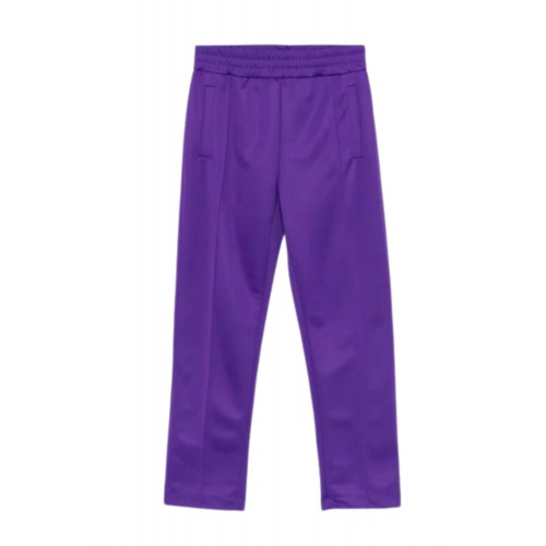 PANTALONI PALM ANGELS, Curved-logo track pants, Purple PANTALONI PALM ANGELS, Curved-logo track pants, Purple