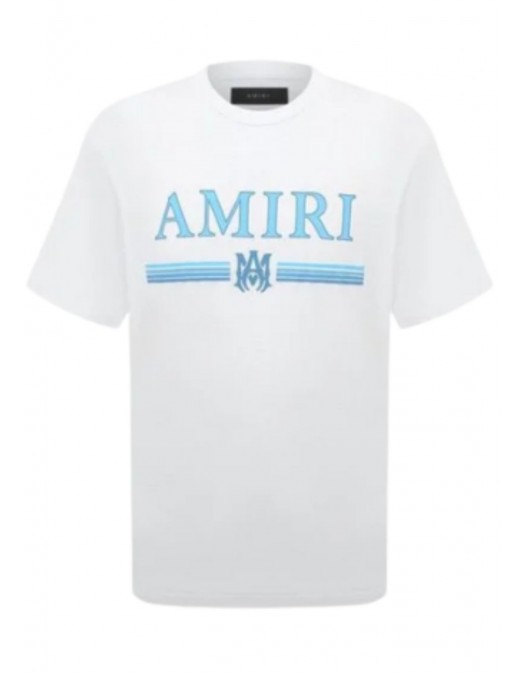 TRICOU AMIRI, Blue Print, Alb - PS24MJL007WHITE TRICOU AMIRI, Blue Print, Alb - PS24MJL007WHITE