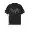 TRICOU AMIRI, Staggered Logo Tee, Black