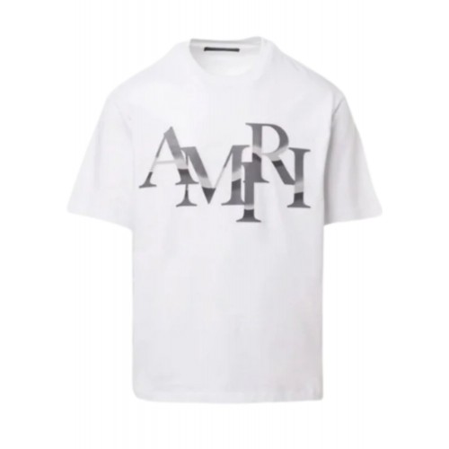 TRICOU AMIRI, Brand Print, PS24MJL020WHITE TRICOU AMIRI, Brand Print, PS24MJL020WHITE