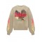 Hanorac Redhouse, Eagle Print, Oversized, Sand Beige