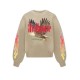 Hanorac Redhouse, Eagle Print, Oversized, Sand Beige - RHSW62