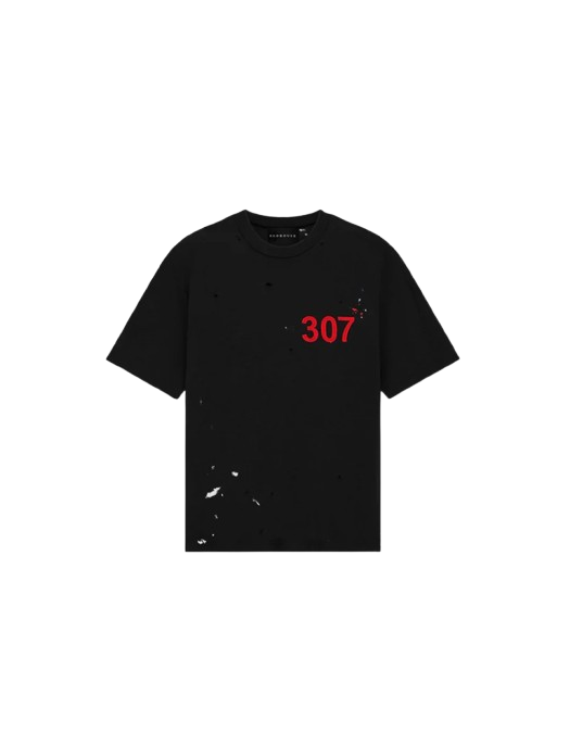 Tricou REDHOUSE, 307 BLACK TEE, Oversized fit - RHTS239 Tricou REDHOUSE, 307 BLACK TEE, Oversized fit - RHTS239