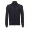 Pulover Zegna, Wool, Zip Detail, Navy Blue