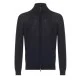 Pulover Zegna, Wool, Zip Detail, Navy Blue - RUEM00A8157B09