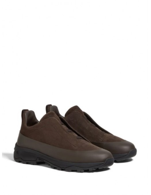 Sneakers ZEGNA, Monte sneakers, coffee brown - S7008ZLHNELTDM Sneakers ZEGNA, Monte sneakers, coffee brown - S7008ZLHNELTDM