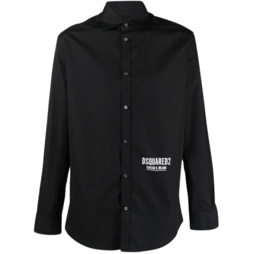 Camasa DSQUARED2, Insertie Ceresio 9, Negru Camasa DSQUARED2, Insertie Ceresio 9, Negru