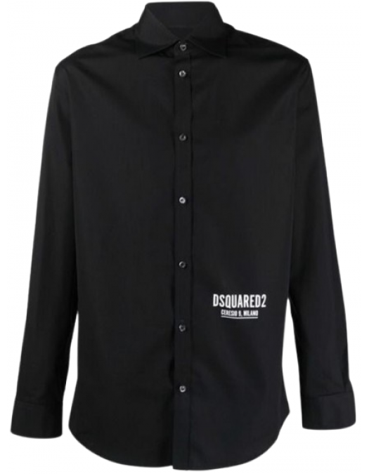 Camasa DSQUARED2, Insertie Ceresio 9, Negru - S71DM0508S36275900