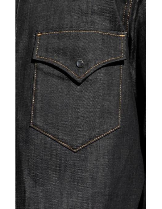 Camasa DSQUARED2,Fashion Western Shirt, Black - S71DM0810S30357900 Camasa DSQUARED2,Fashion Western Shirt, Black - S71DM0810S30357900