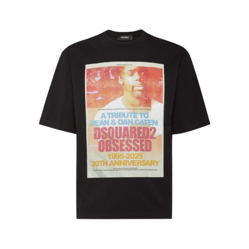 Tricou DSQUARED2,Loose Fit Fashion Show T-shirt Tricou DSQUARED2,Loose Fit Fashion Show T-shirt