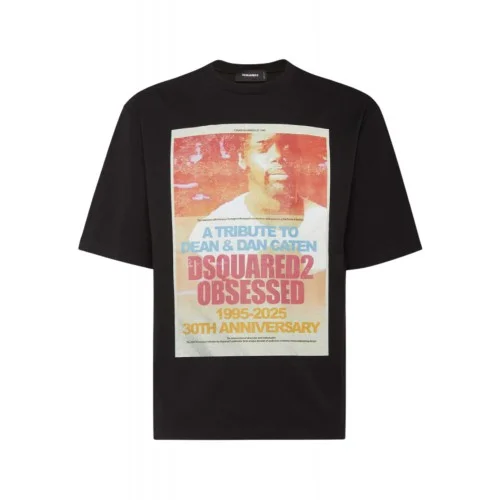 Tricou DSQUARED2,Loose Fit Fashion Show T-shirt Tricou DSQUARED2,Loose Fit Fashion Show T-shirt