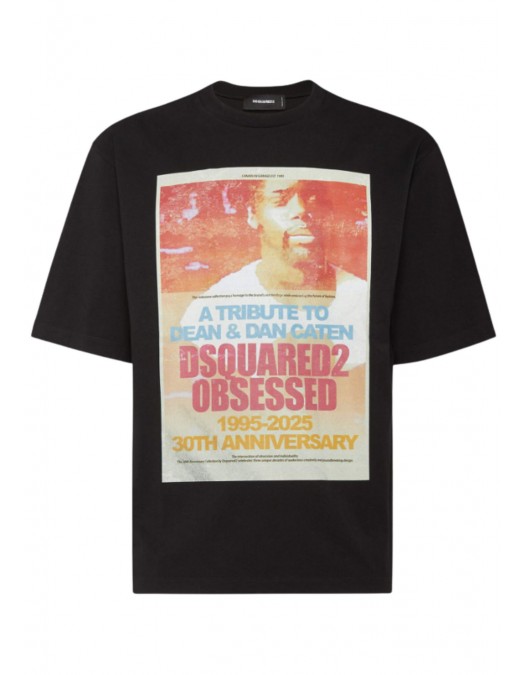 Tricou DSQUARED2,Loose Fit Fashion Show T-shirt - S71GD1587D20020900 Tricou DSQUARED2,Loose Fit Fashion Show T-shirt - S71GD1587D20020900