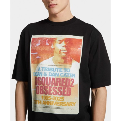 Tricou DSQUARED2,Loose Fit Fashion Show T-shirt Tricou DSQUARED2,Loose Fit Fashion Show T-shirt