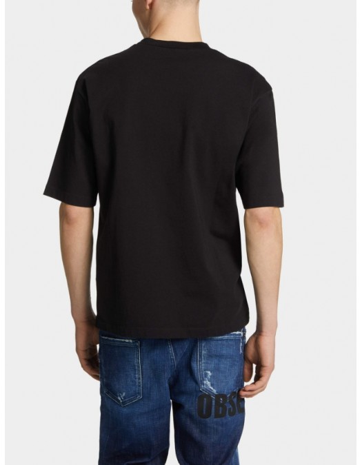 Tricou DSQUARED2,Loose Fit Fashion Show T-shirt - S71GD1587D20020900 Tricou DSQUARED2,Loose Fit Fashion Show T-shirt - S71GD1587D20020900