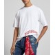 TRICOU DSQUARED, Logo-Print T-shirt , Loose Fit, Alb - S71GD1601D20035101