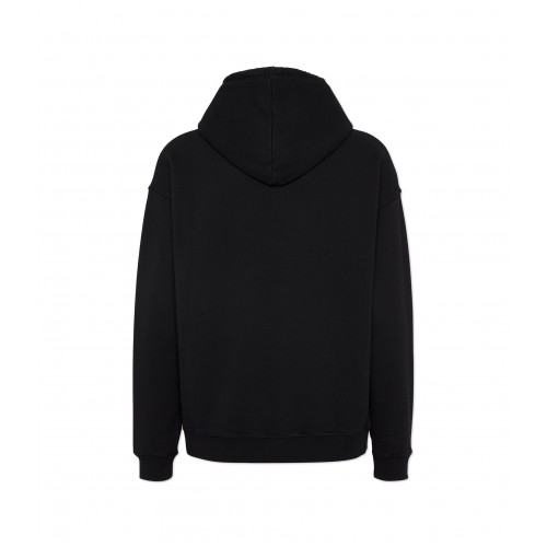 HANORAC DSQUARED2, Cotton sweatshirt,Black HANORAC DSQUARED2, Cotton sweatshirt,Black