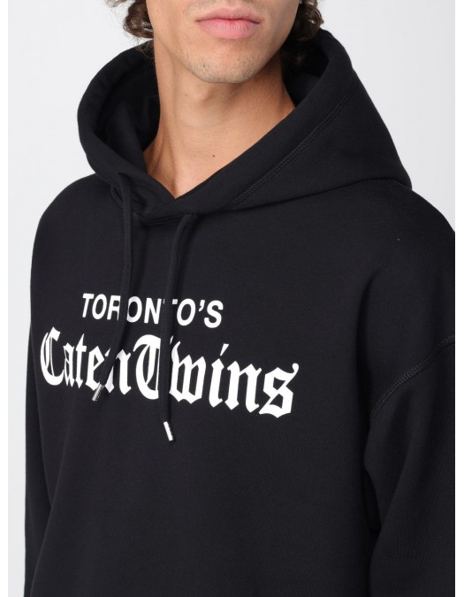 HANORAC DSQUARED2, Cotton sweatshirt,Black - S71GU0735S25516900