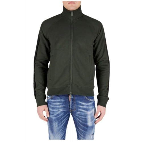 Jacheta DSQUARED2, D2 Zip, GreenTape Jacheta DSQUARED2, D2 Zip, GreenTape