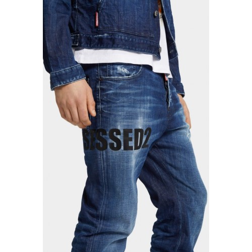 Jeans DSQUARED2,D2 Obsessed Dark Blue Wash 642 Jeans Jeans DSQUARED2,D2 Obsessed Dark Blue Wash 642 Jeans