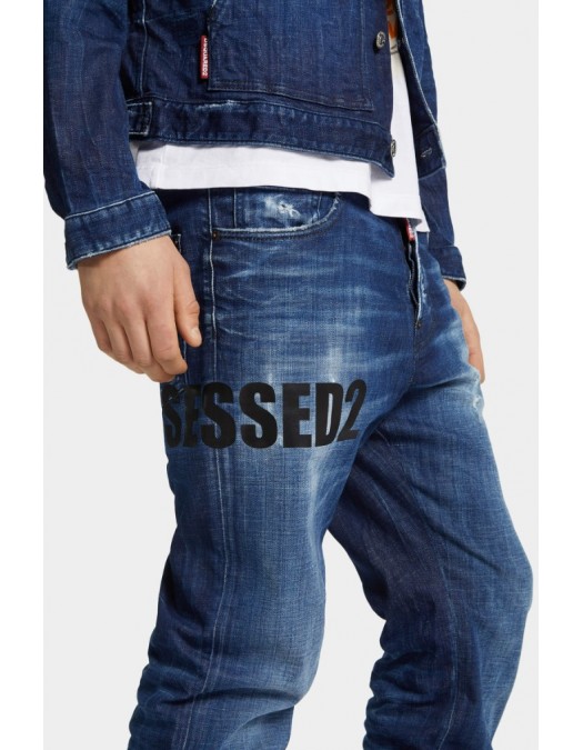 Jeans DSQUARED2,D2 Obsessed Dark Blue Wash 642 Jeans - S71LB1701D30010470 Jeans DSQUARED2,D2 Obsessed Dark Blue Wash 642 Jeans - S71LB1701D30010470