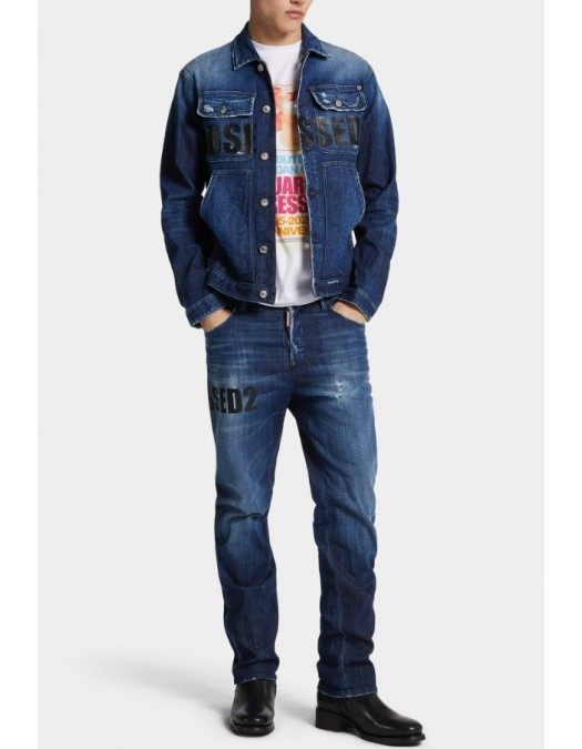 Jeans DSQUARED2,D2 Obsessed Dark Blue Wash 642 Jeans - S71LB1701D30010470 Jeans DSQUARED2,D2 Obsessed Dark Blue Wash 642 Jeans - S71LB1701D30010470