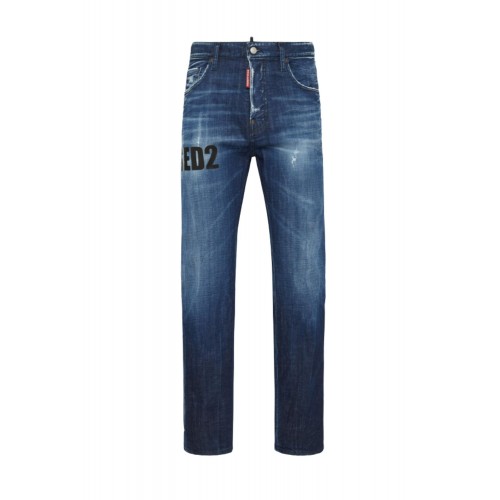 Jeans DSQUARED2,D2 Obsessed Dark Blue Wash 642 Jeans Jeans DSQUARED2,D2 Obsessed Dark Blue Wash 642 Jeans