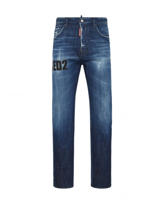 Jeans DSQUARED2,D2 Obsessed Dark Blue Wash 642 Jeans - S71LB1701D30010470 Jeans DSQUARED2,D2 Obsessed Dark Blue Wash 642 Jeans - S71LB1701D30010470