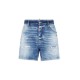 Pantaloni scurti DSQUARED2, Light Scarface Wash Bro Jean, Blue - S71MU0845S30663470