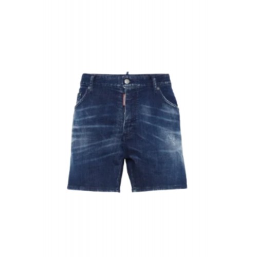 Pantaloni scurtiDSQUARED2, Dark Milky Way Wash Bro Jean Shorts, blue Pantaloni scurtiDSQUARED2, Dark Milky Way Wash Bro Jean Shorts, blue